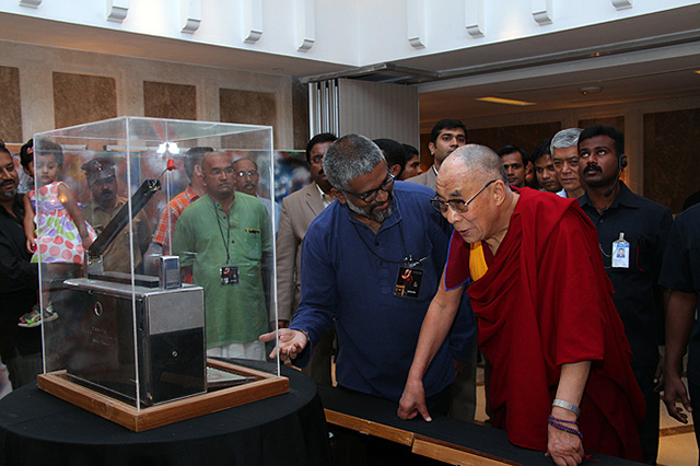 Sethu Das with HH the Dalai Lama