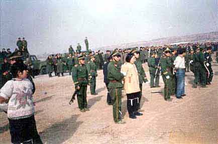 Execution of Tibetans by the Chinese Forces (2)
