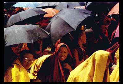 Nuns from Shugsep Nunnery at Kalachakra Initiation, 1994